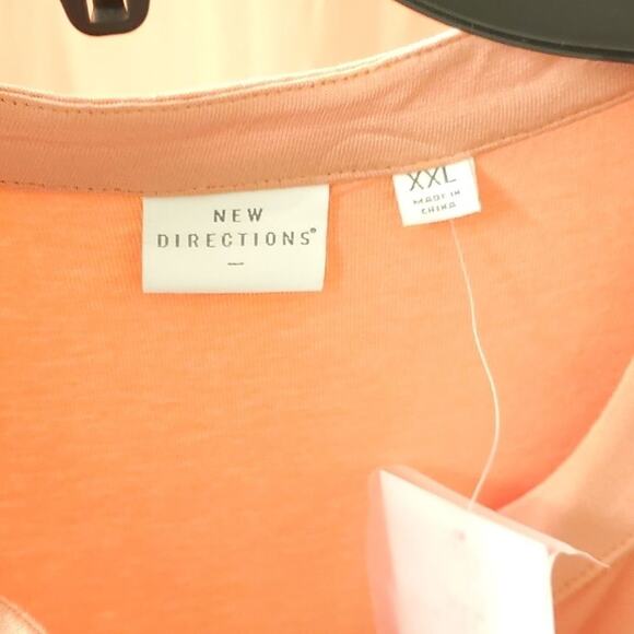 NEW DIRECTIONS super soft peplum tank top plus size XXL XL - Picture 4 of 5